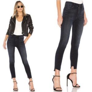 Mother The Stunner Zip Two Step Ankle Fray Last Call Wash Jeans size 25